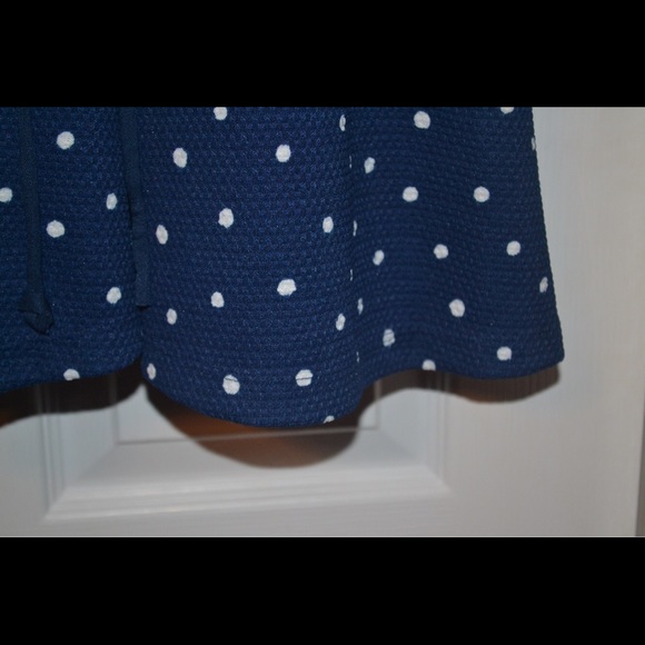 Blue and White Polka Dot Dress - Picture 5 of 5